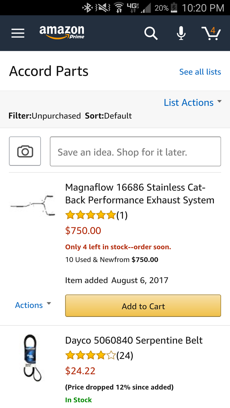 Illustration for article titled So I had this Amazon list for Accord partsĀ